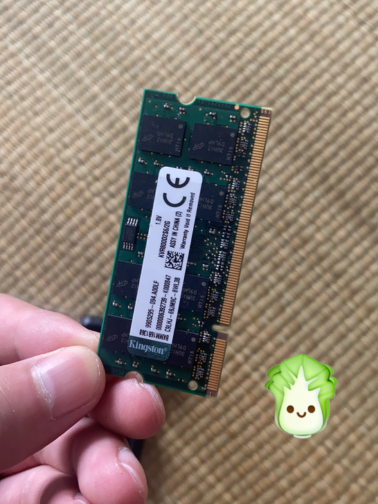 金士顿笔记本电脑内存条，DDR2买来发现自...