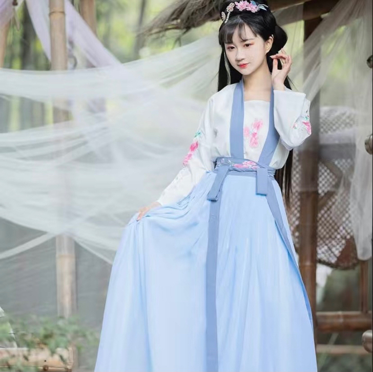 茗月萱绝版汉服 齐腰三件套