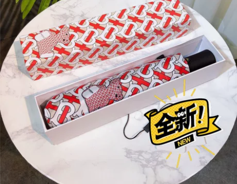 巴宝莉可爱礼品伞（BURBERRY） 全自...