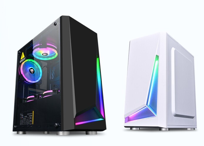 玩嘉冰刃机箱Matx 中小板台式机电脑机箱...