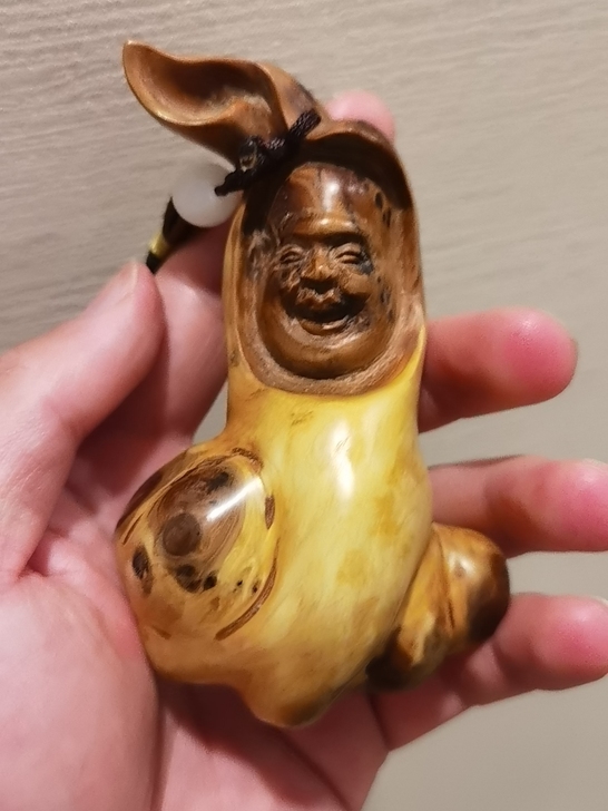 崖柏手把件，手套盘过一段时间，现在闲置，看...