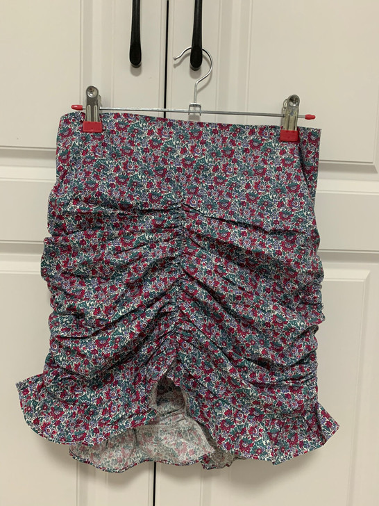 全新碎花半身裙夏季新款法式鱼尾裙高腰显瘦气...