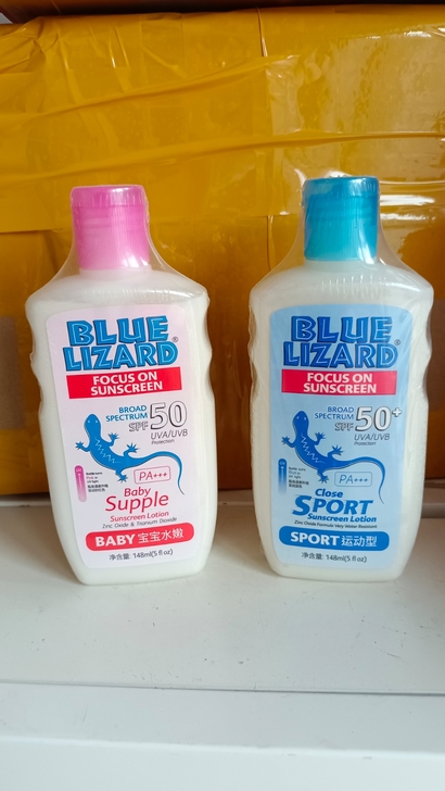 蓝蜥蜴 水嫩/运动 防晒乳SPF50/PA...