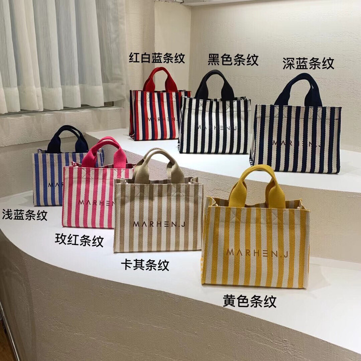 MARHEN.J韩版上班帆布包女小方包大容...