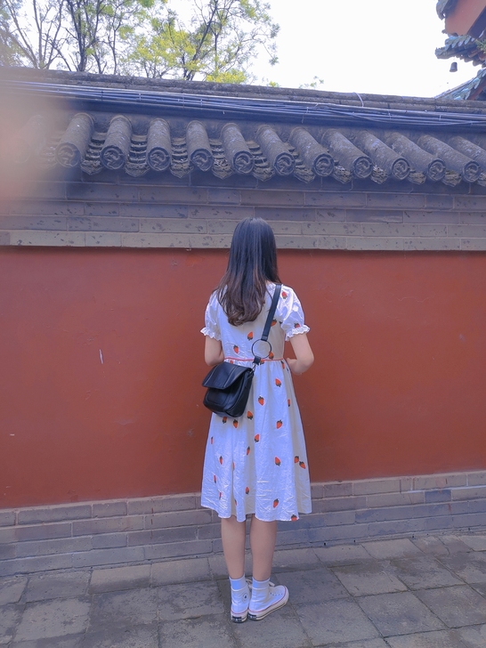 旅游穿过一次。甜心小裙子。包邮
