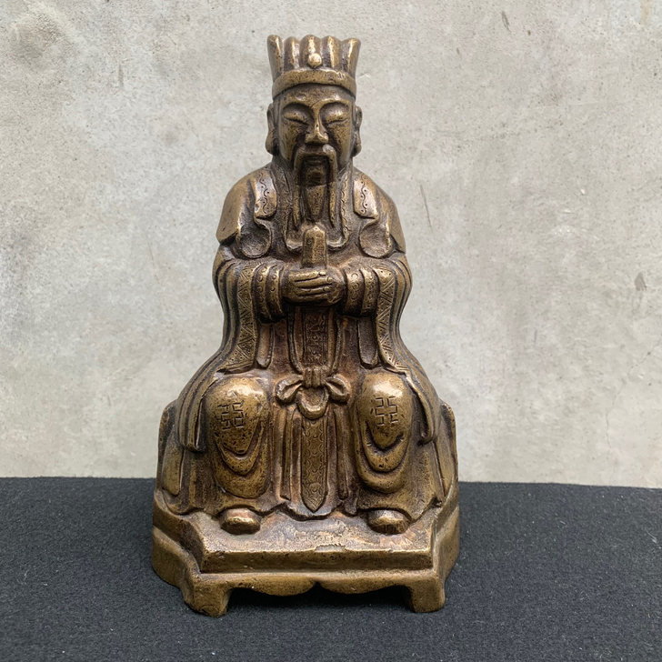 铜佛像 老铜像神像天官赐福像 纯铜  如图...