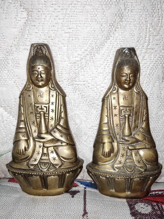 铜佛喜欢结缘的朋友来吧，标价为单个价，36...