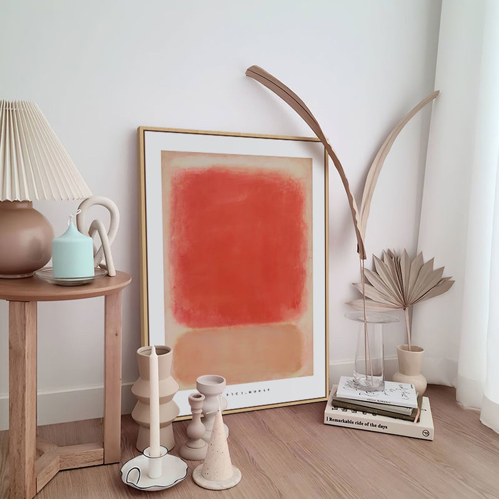 MarkRothko现代抽象艺术摆画北欧i...