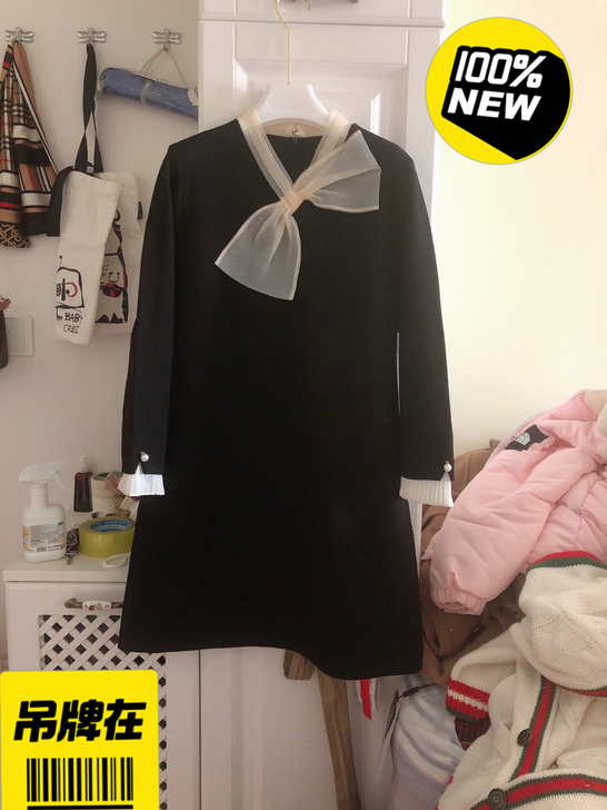 全新带吊牌原价1995元大码法式复古淑女风...