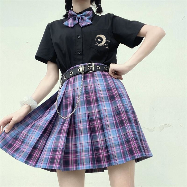 JK制服格裙学院裙风
