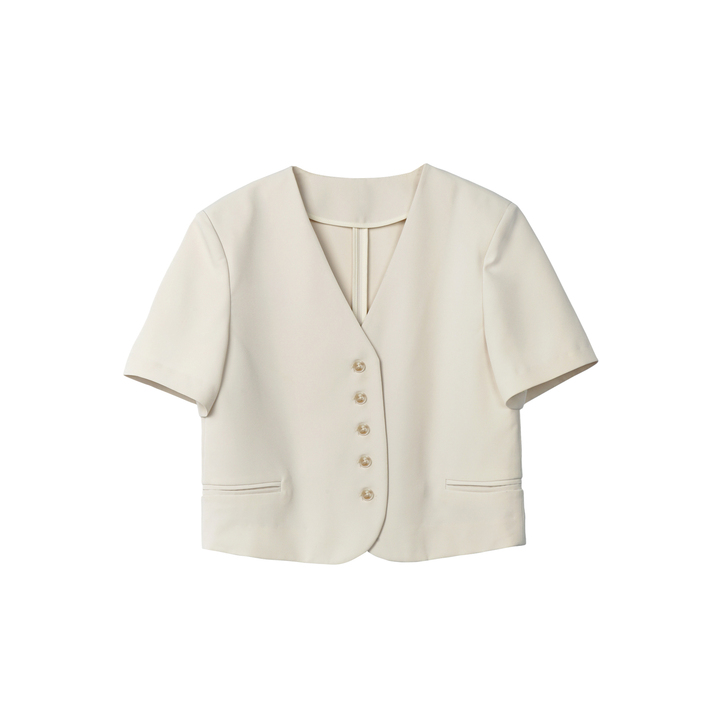 范智乔 西装套装女夏港风复古chic设计感...