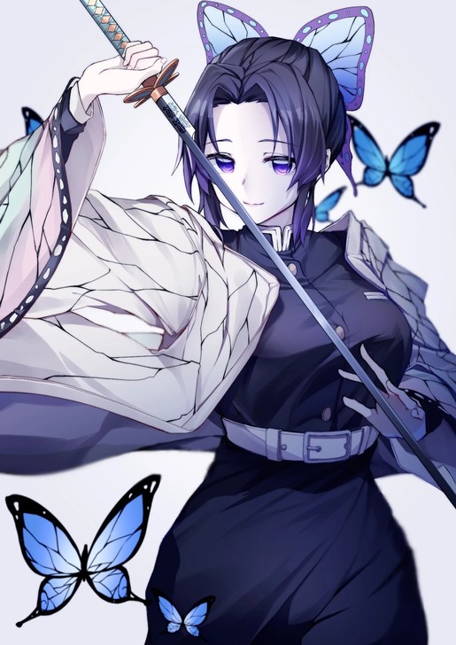 鬼灭之刃蝴蝶忍cos
