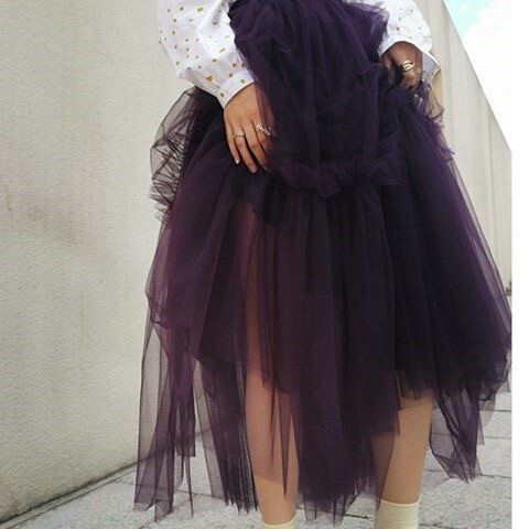 a字半身裙 新款2021春夏高腰多层气质百...