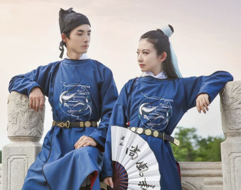 【转卖】[如梦霓裳]汉服 圆领袍+革带 双...