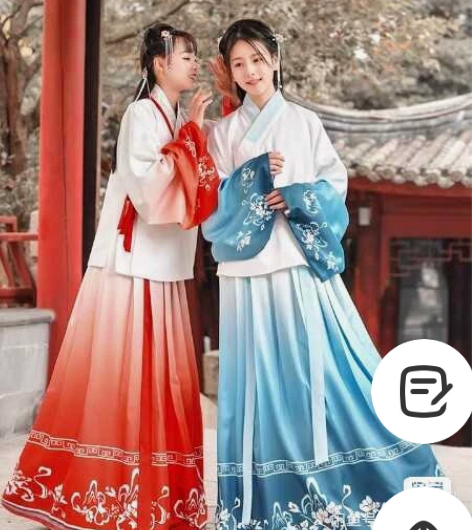如梦霓裳惜春令蓝色一套,xl码,全新仅摘吊...