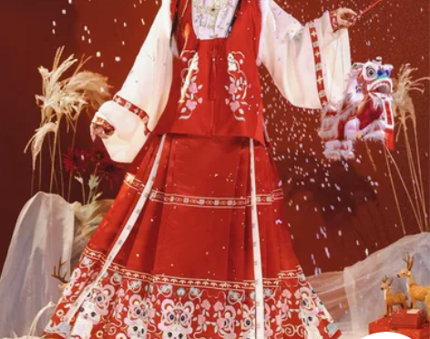 茗月萱【如意】汉服女明制比甲立领马面裙拜年...