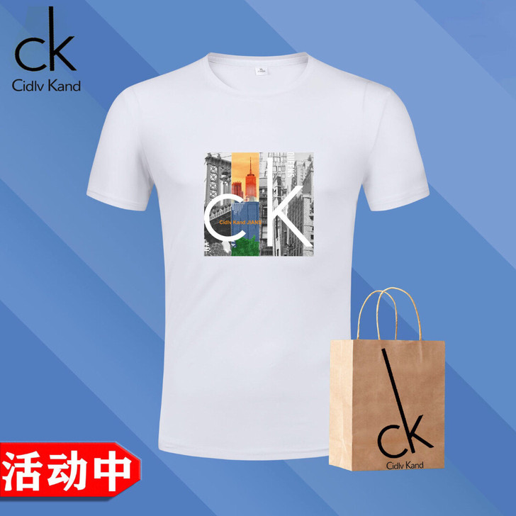 【全新包邮】夏季新款正品男士CK短袖T恤衫...