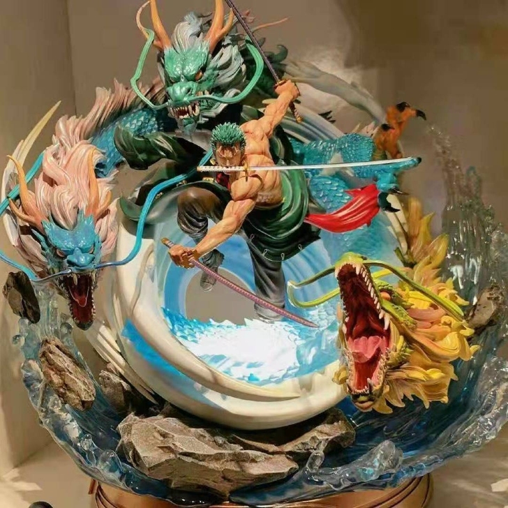 【优质全系海贼王手办】火拳路飞艾斯索隆鹰眼...