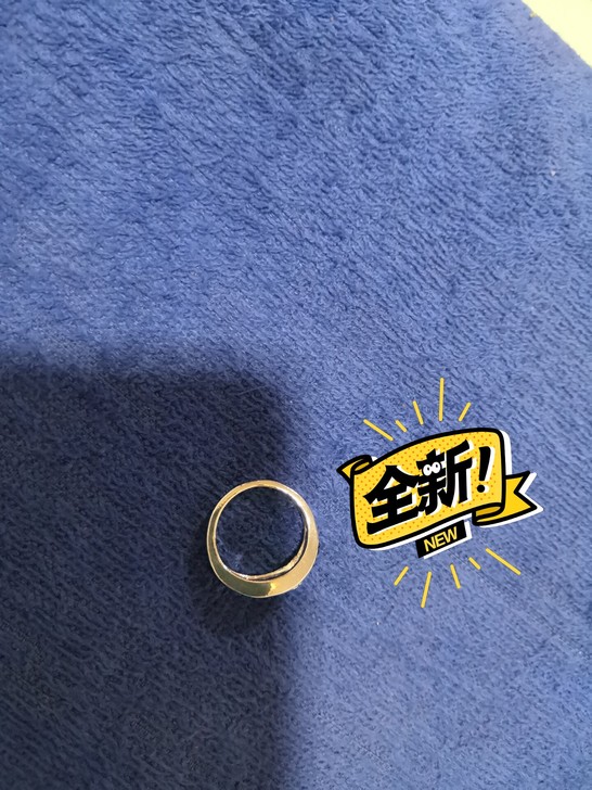 欧美流行戒指，共济会图腾银色宽面镶黑钻男戒...