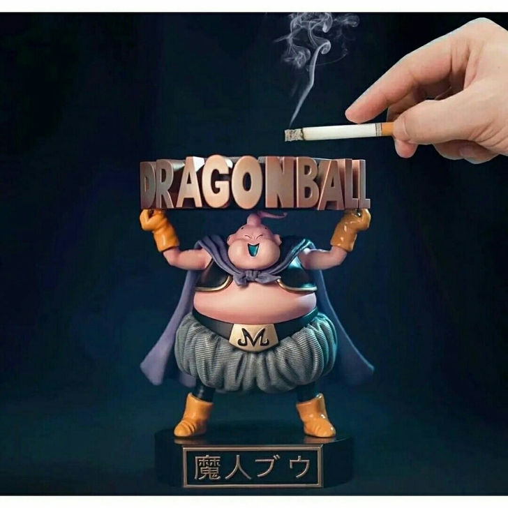 清仓优质版七龙珠魔人可爱布欧胖布欧烟灰缸手...