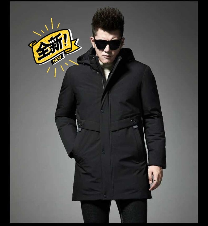 啄木鸟棉衣男加厚士中长款 中青年保暖冬装棉...