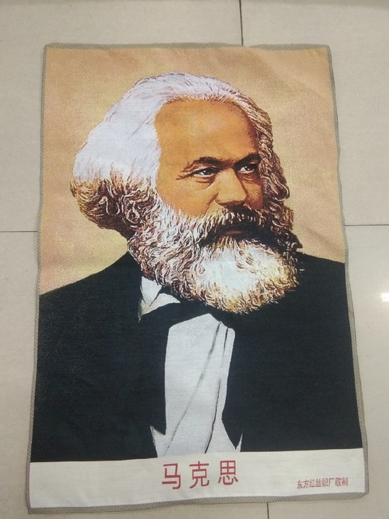 新收一套伟人像，刺绣画，保存完好，品相极佳...