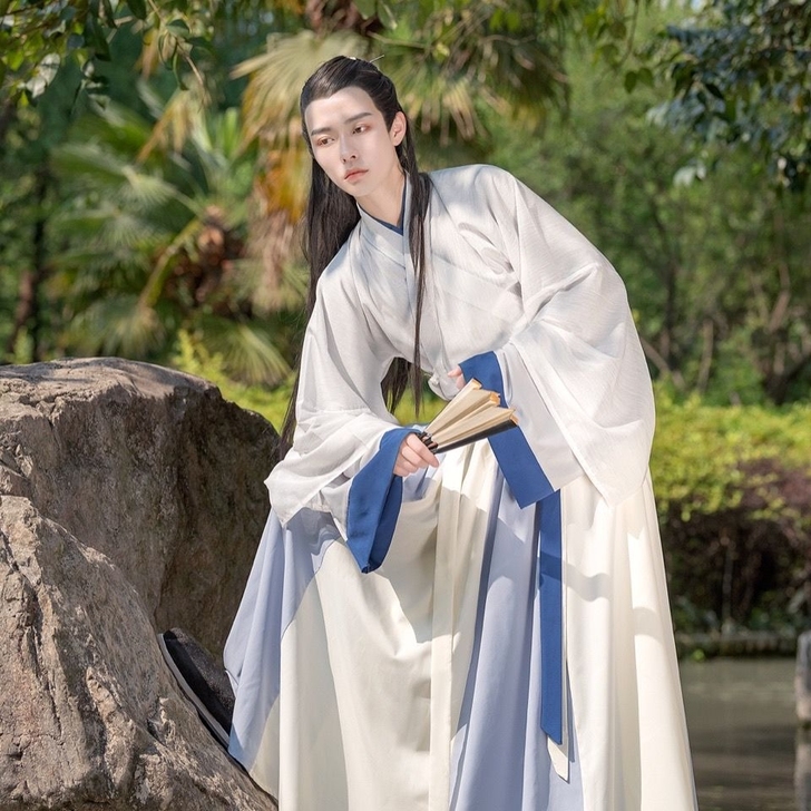 晋制汉服男女款可选，三件套。里衣＋外衣＋下...