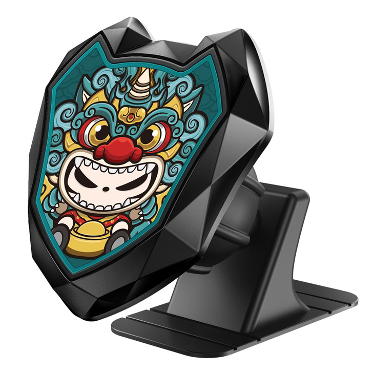 国潮车载手机支架仪表台磁吸支架横竖屏汽车手...