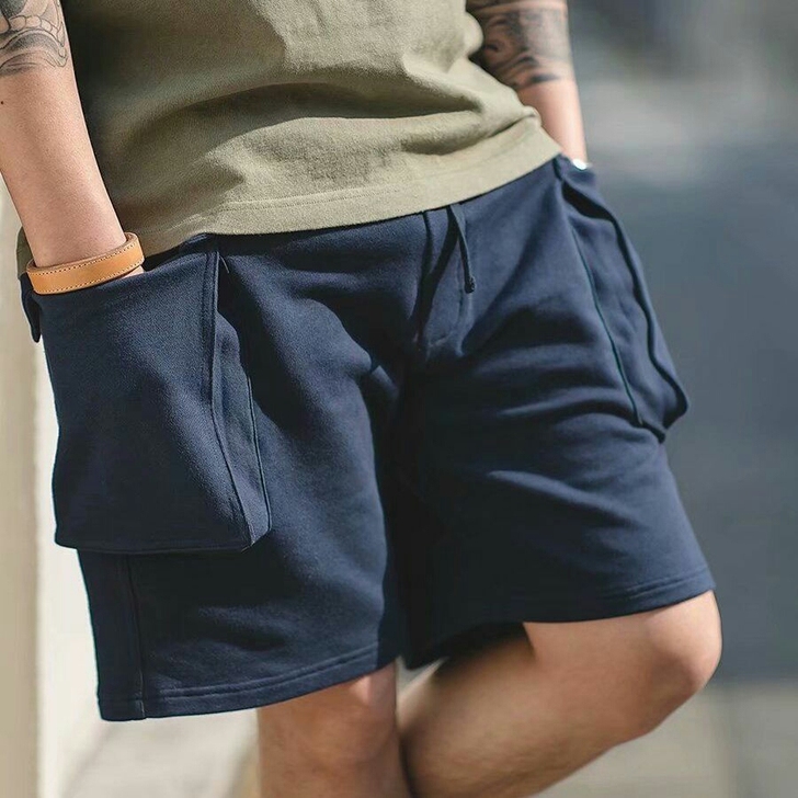 休闲男士短裤潮流运动宽松工装裤五分裤夏季大...