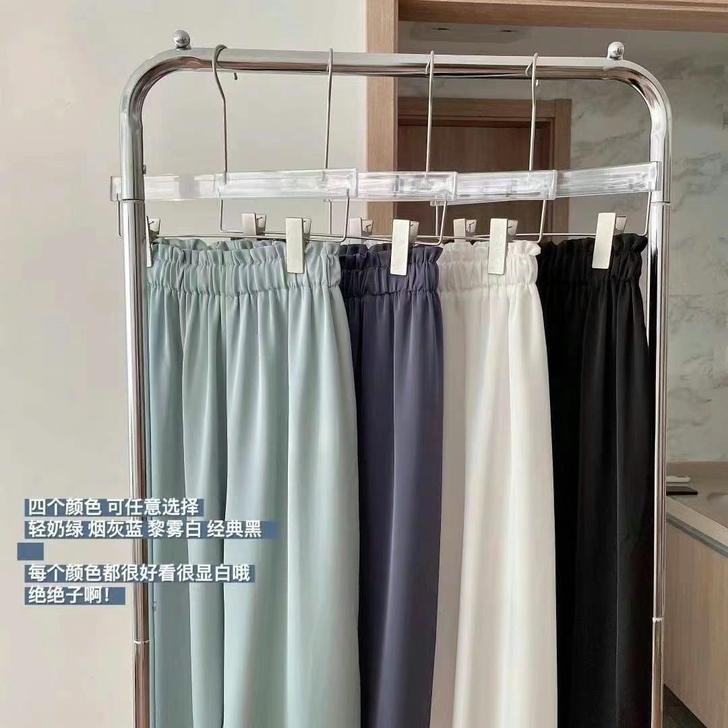 正品mad nono醋酸云朵裤女夏凉凉宽松...