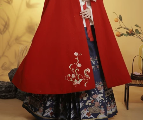 汉服斗篷冬季加绒 穿一洗一 太厚了穿久了有...