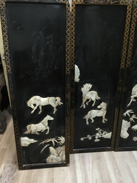 精品贝壳雕刻画