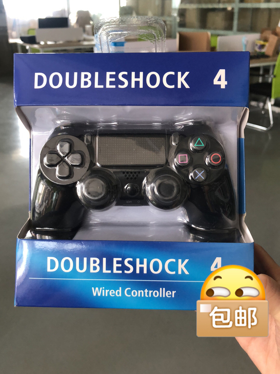 游戏手柄ps4有线手柄  全新 一次未使用...
