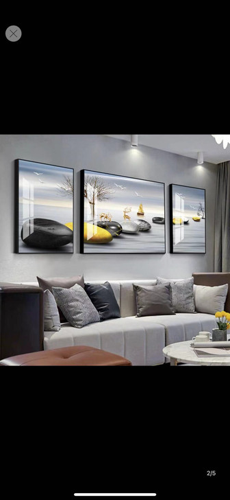 客厅餐厅展示画全新未使用就拆开来看过一次拍...