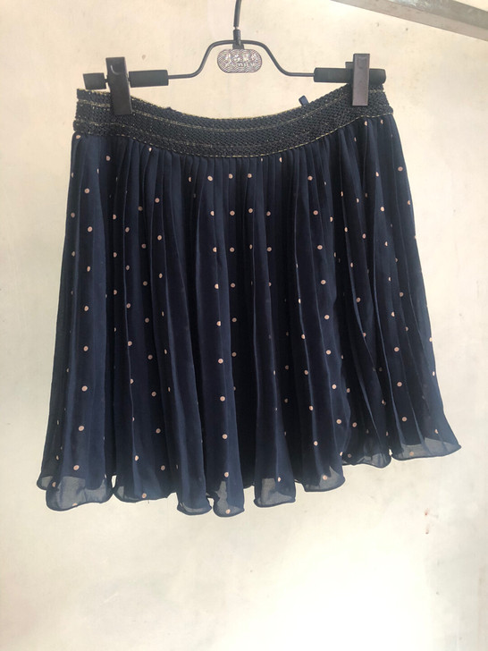 a字圆点雪纺短裙波点半身裙蓬蓬裙裙子夏季大...