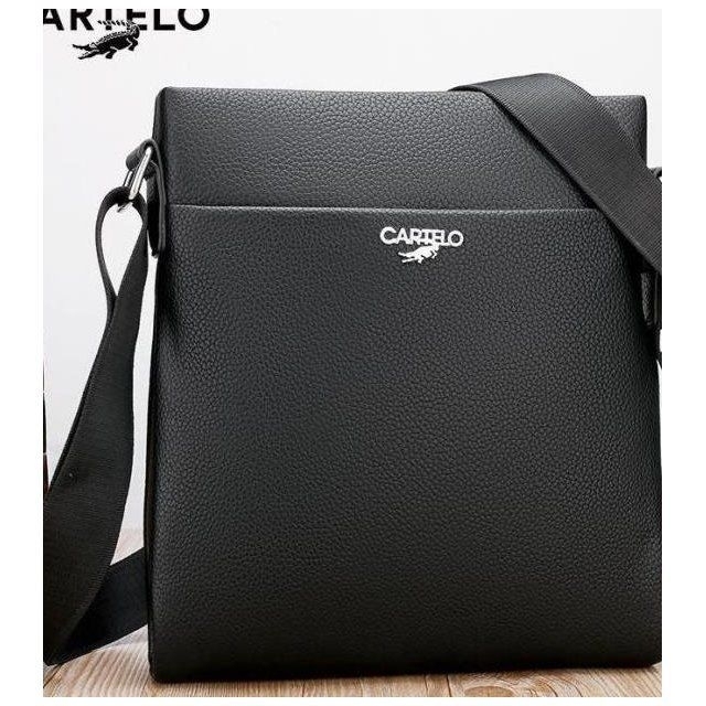 卡帝乐鳄鱼男包真皮斜挎包软皮单肩包男休闲小...