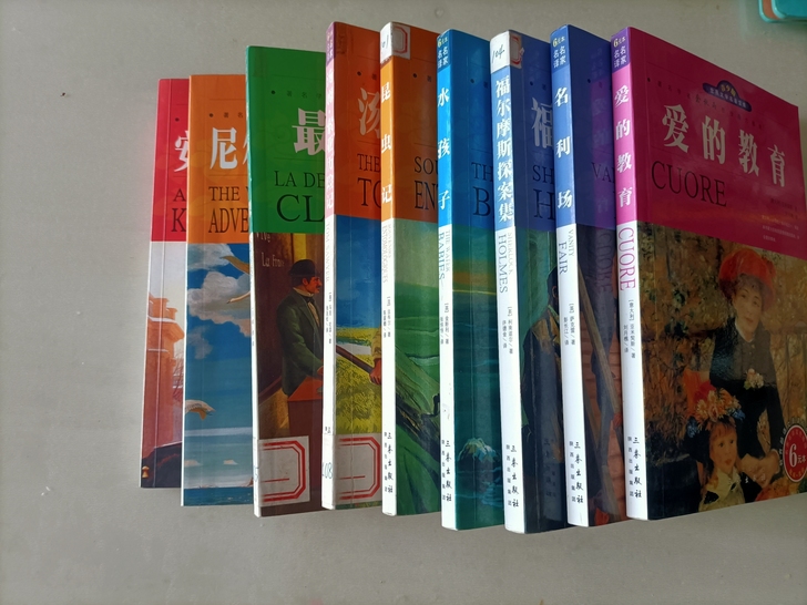 简写版名著9本，书有点旧但不影响阅读