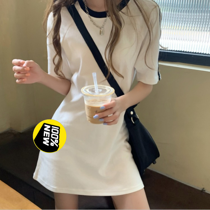 2021夏季新款韩版显瘦修身包臀中长运动风...