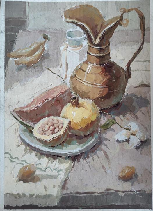 静物色彩 8开 私聊