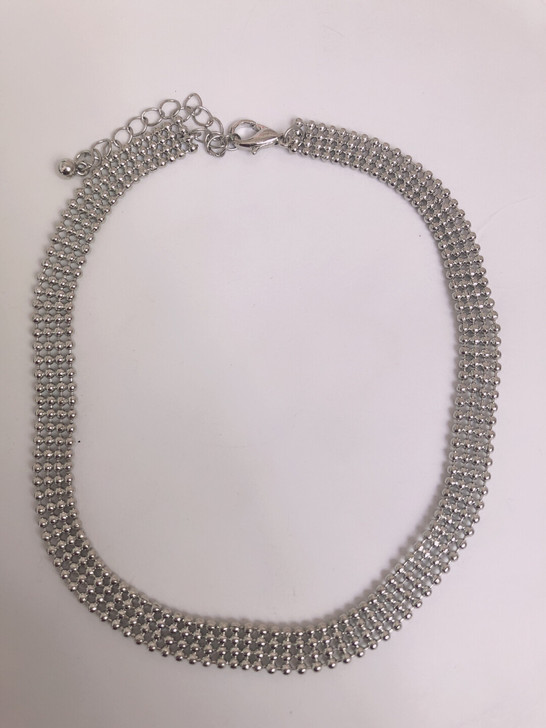全新 银色项链