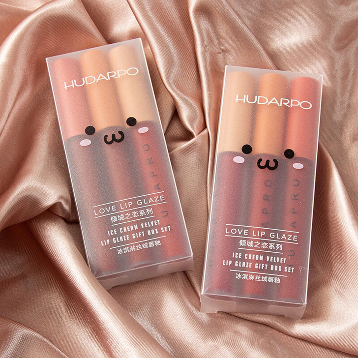 抖音小红书三只唇釉礼盒套装显白女学生平价一...