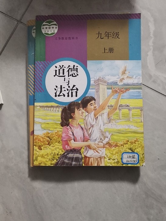 人教版九上道德与法治二手