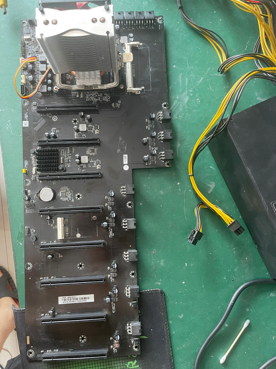 昂达a68八卡主板 带a4 5300cpu
