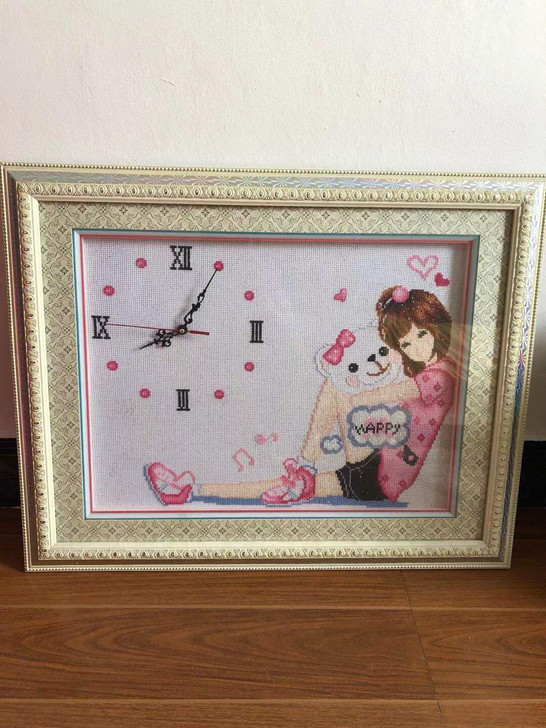 纯手工刺绣画