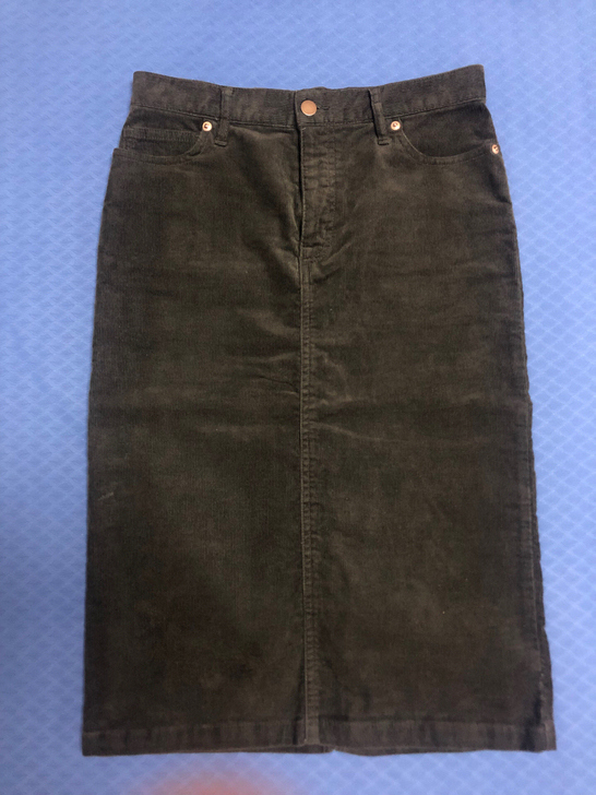 棕色半身裙M码 日代入