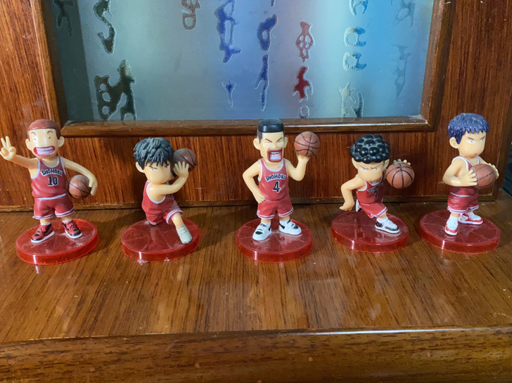 灌篮高手经典手办,一套10个,低价出了,自...