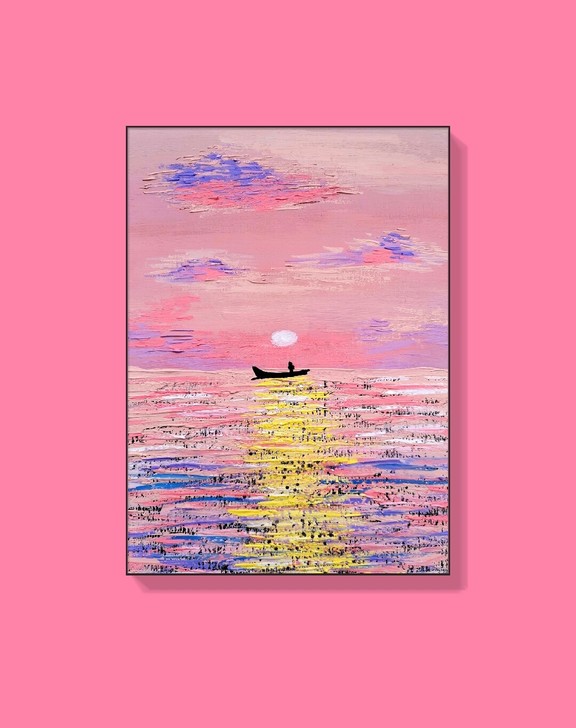 水粉画,原创作品