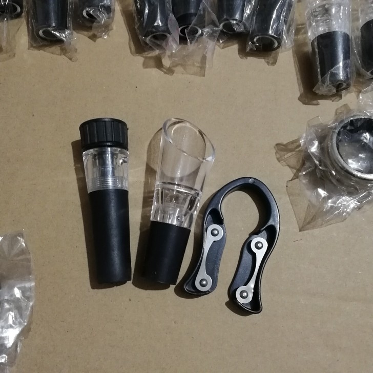 葡萄酒瓶塞倒酒器真空塞割纸器红酒工具