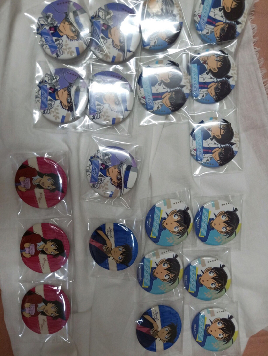 出名侦探柯南读书柄 crux 秋服吧唧 2...