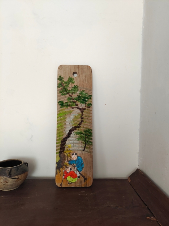 搓衣板木板画,挂件,摆件,